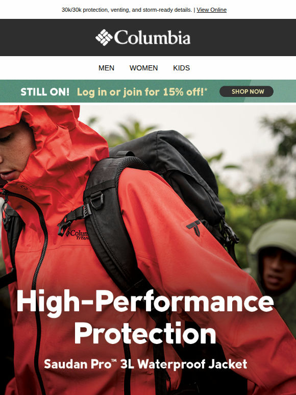 NEW Saudan Pro™ Jacket: Waterproof to the extreme 🌧️