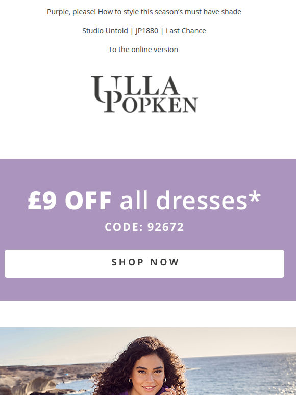 Ends today ⏳ £9 off each dress!