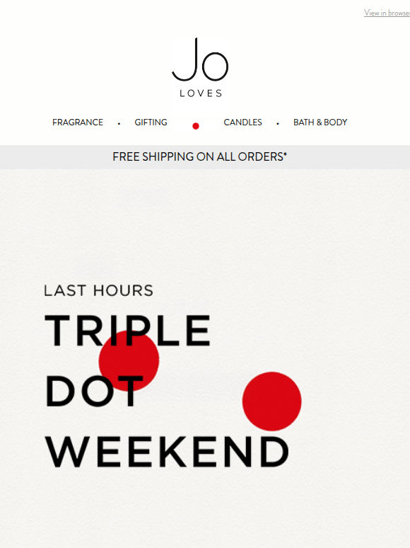Last Hours: Triple Dots End Tonight