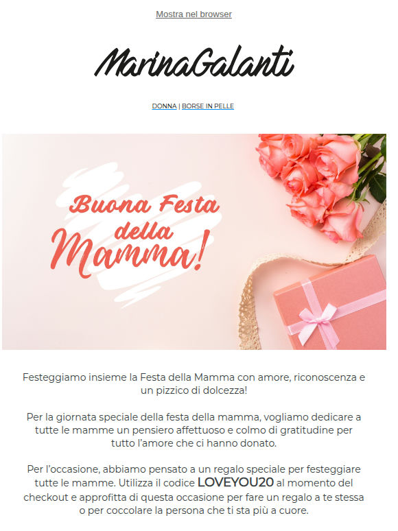 Festeggiamo insieme la Festa della Mamma