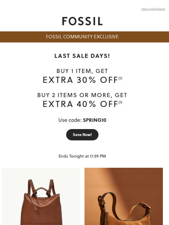 ⏳ Last Hours To Save Up To Extra 40% Off