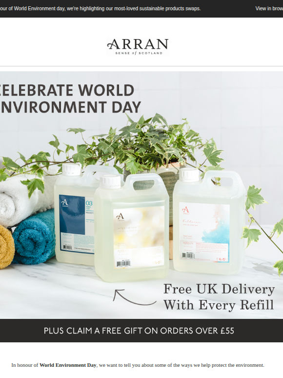 Refill, re-use, and save with us 🌍