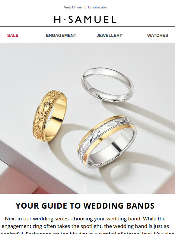 The ultimate guide to wedding bands