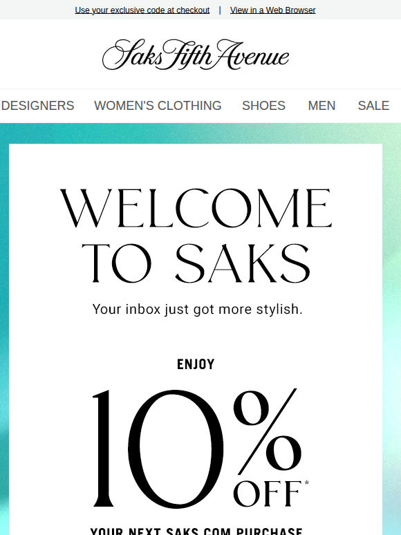 You're going to like it here: A new customer offer is waiting