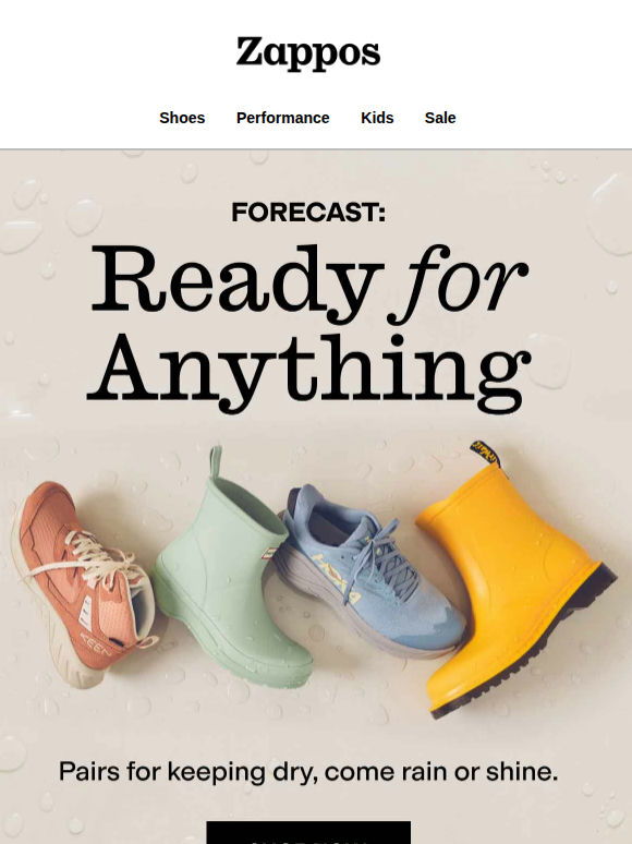 Goodbye, soggy socks