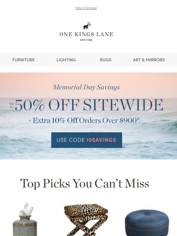 Your Favorites Are on Sale — Up to 50% Off Sitewide