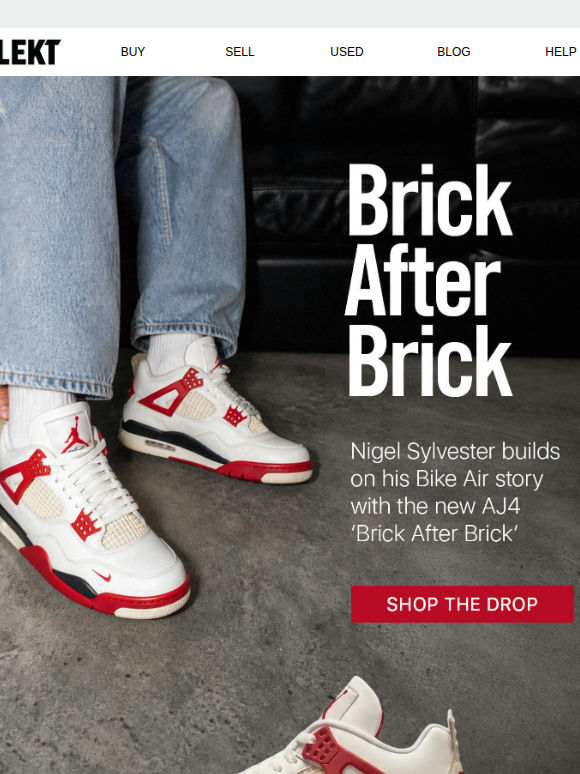 You’re in - Skip the raffle: Nigel Sylvester AJ4 'Brick After Brick' is live 🧱