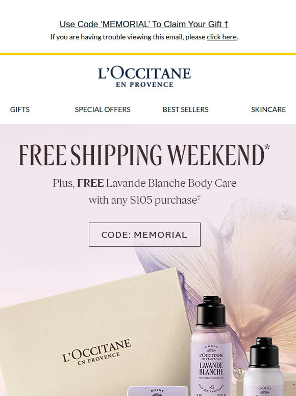 Happy Free Shipping Weekend