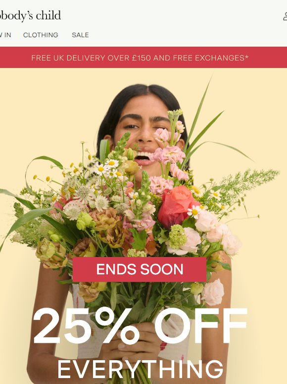 2 DAYS LEFT: 25% off everything