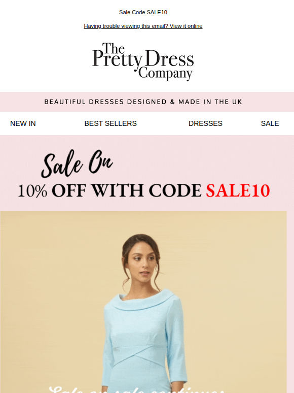 Sale on sale. Extra 10% Off  with code SALE10