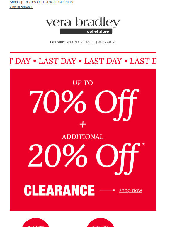 🚨 Last Day: Up to 70% off + Extra 20% off