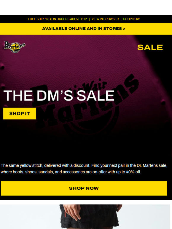 It’s time for the DM’s sale