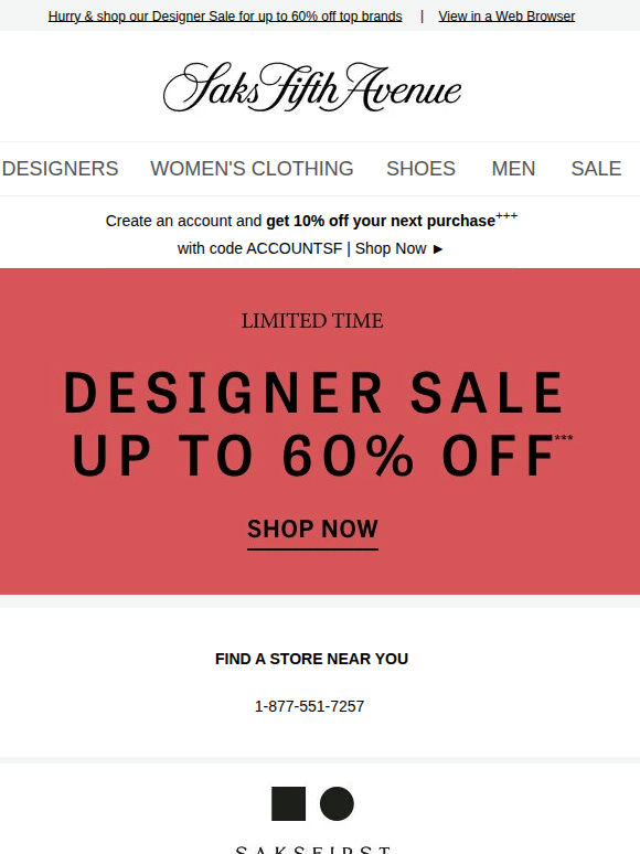 Ready, set: 60% off