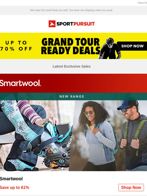 Smartwool - New Range | Columbia | SportBrella | Sock Drawer Refresh | Rivelo Cycling | Up to 75% Off!