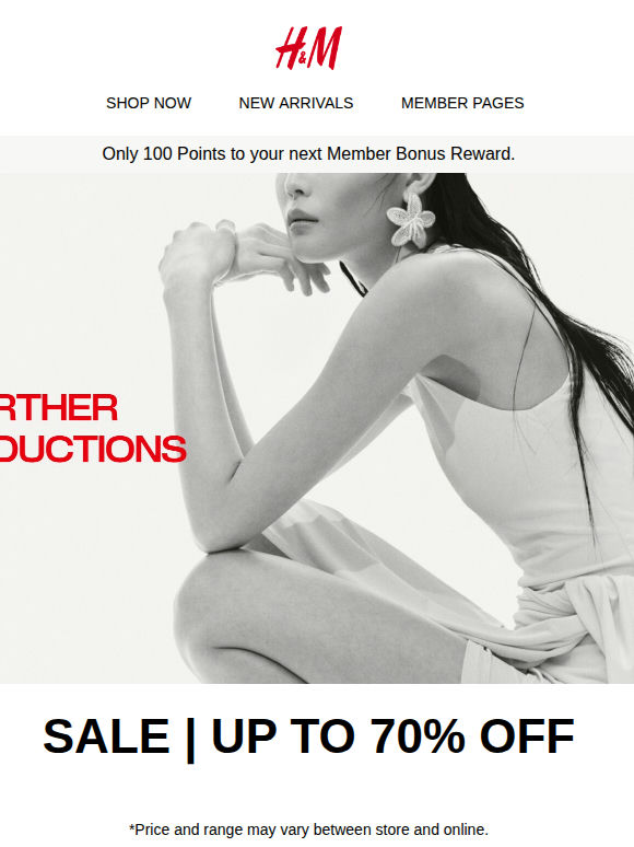 Sale | Further reductions