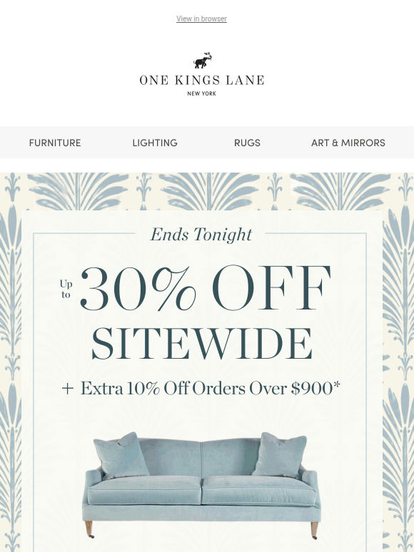 🔥 Ends Tonight — Up to 30% Off Sitewide