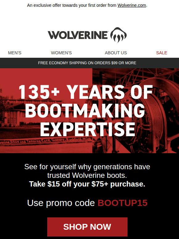 How Does $15 Off Sound?
