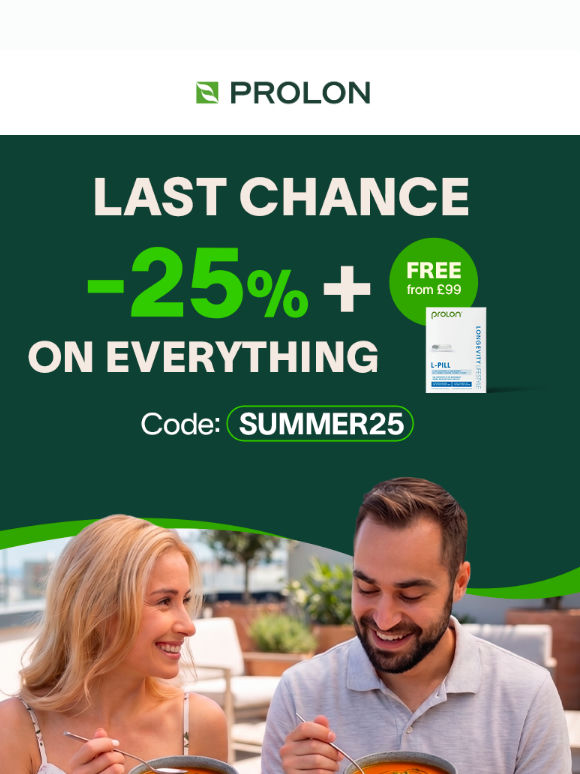 ⏳ Last hours for your 25% off