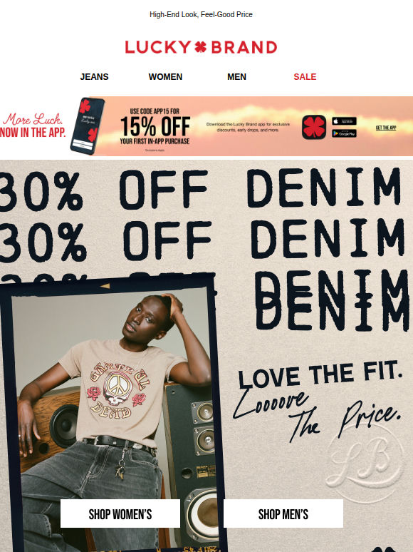 Your Fave Jeans Are 30% Off!