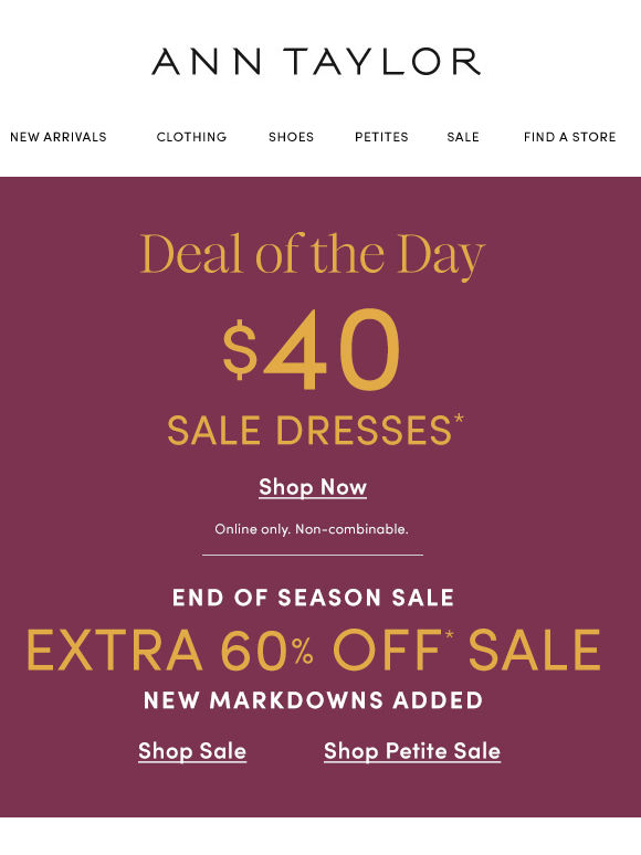 Today-Only Deal! $40 Dresses