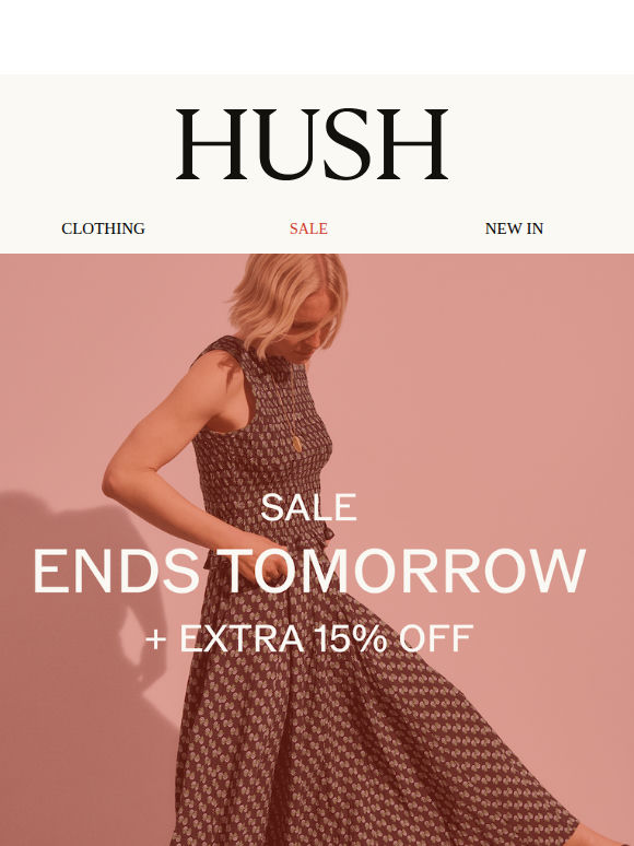 Summer sale ends tomorrow