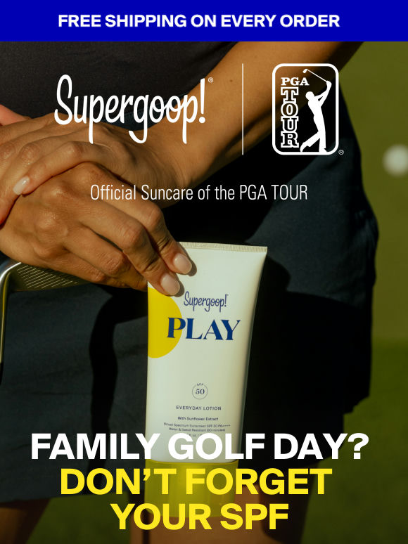 Family golf day? Don’t forget SPF ⛳️