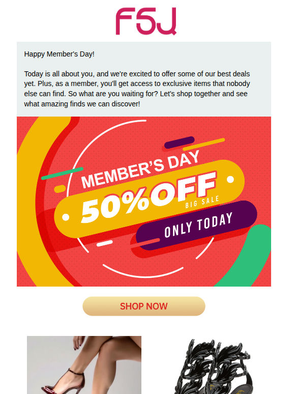 Member's Day is Here - Let's Shop! 🛒🎉