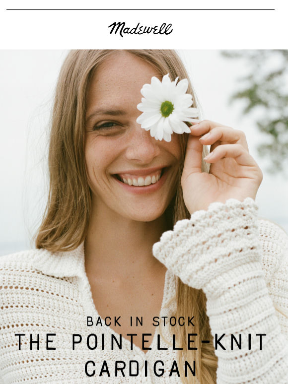 Your favorite knit cardigan is back