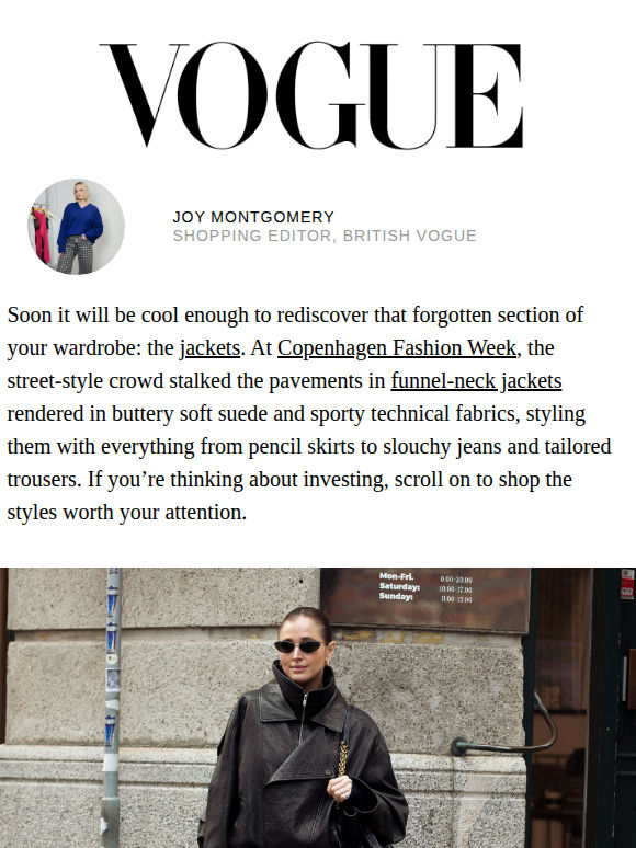 The Jacket On Every Editor’s Wishlist This Autumn