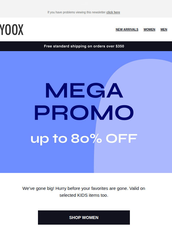 Up to 80% OFF: the MEGA PROMO is here!