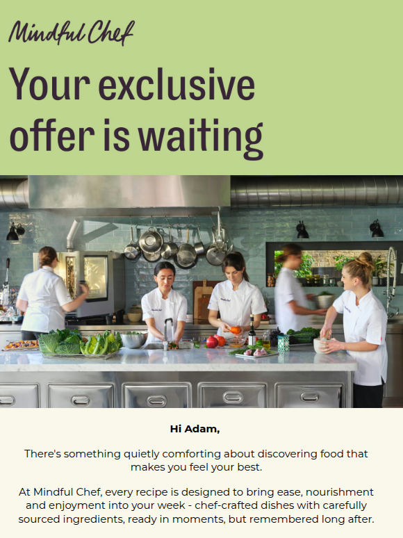 Your exclusive welcome offer