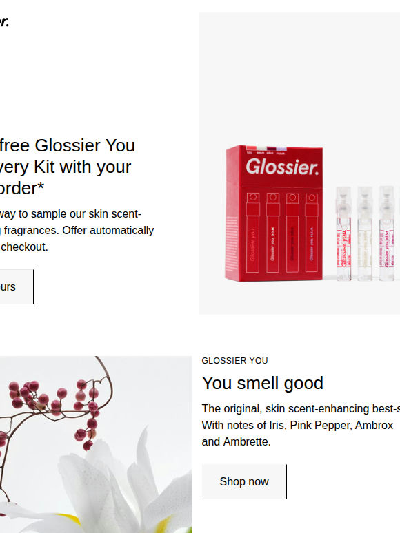 Try our fragrances for free!