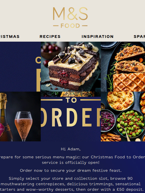 Christmas Food to Order is OPEN!