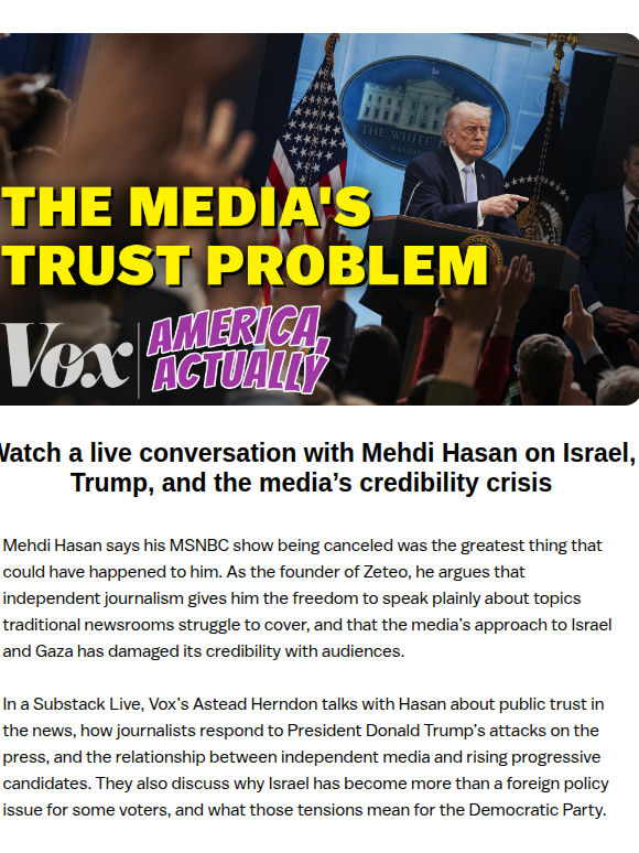 Talking media credibility with Mehdi Hasan