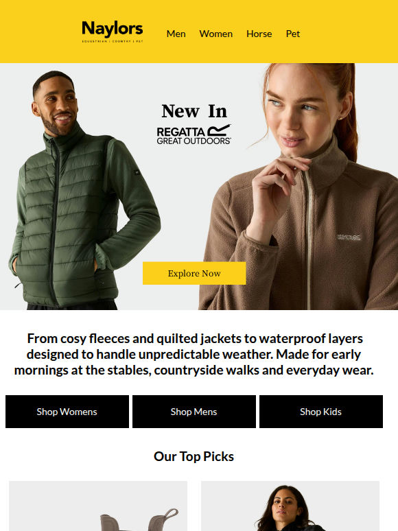 New Regatta Countrywear Has Arrived