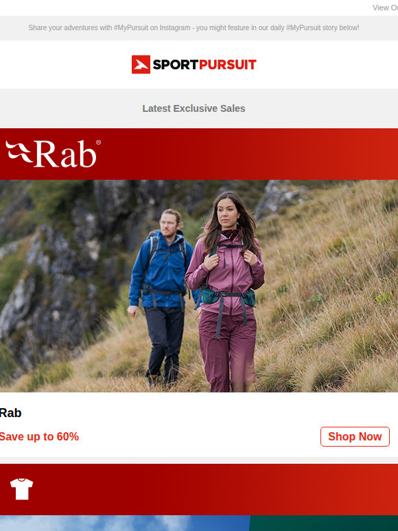 Rab | Choose Your Pair | Dakine Luggage | Napapijri | Merino Underwear | Up to 66% Off!