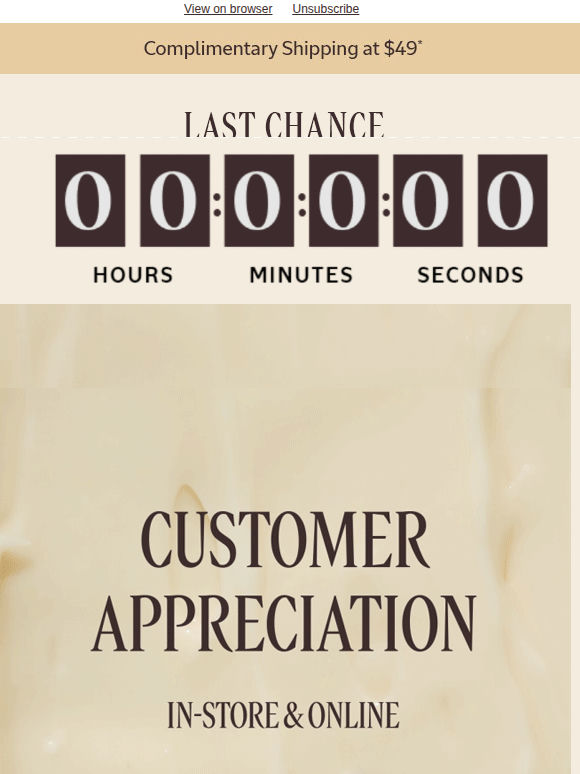 Final Day: Save 20% On Beauty
