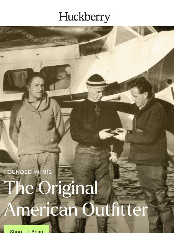 L.L.Bean: A Maine Original Since 1912, Now at Huckberry