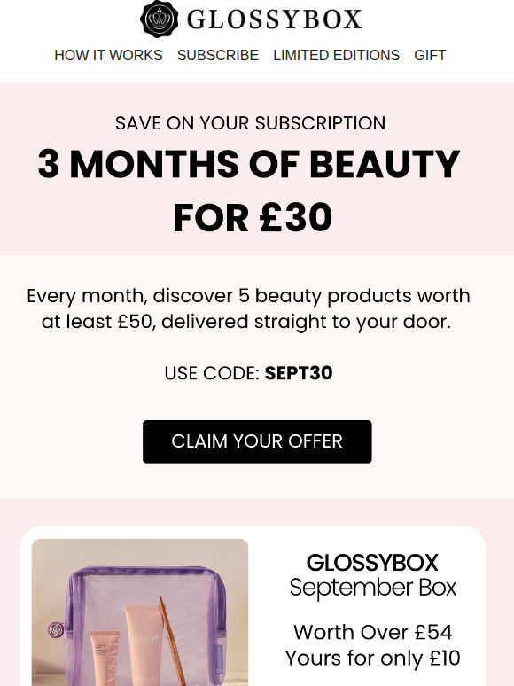 LIMITED TIME ONLY: 3 Months £30 🚨