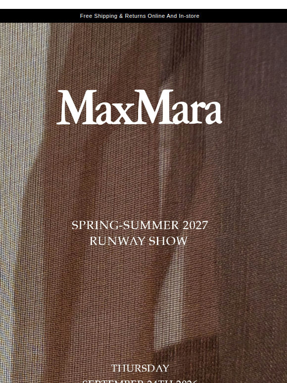 Your Invitation to the SS27 Runway Show