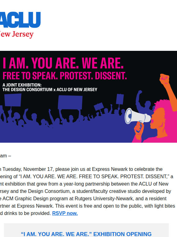 You’re invited to our exhibition opening: “I Am. You Are. We Are.”