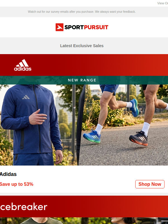 Adidas - New Range | Icebreaker | Dakine Luggage | Calvin Klein Apparel | Gore-Tex Boots | Up to 65% Off!