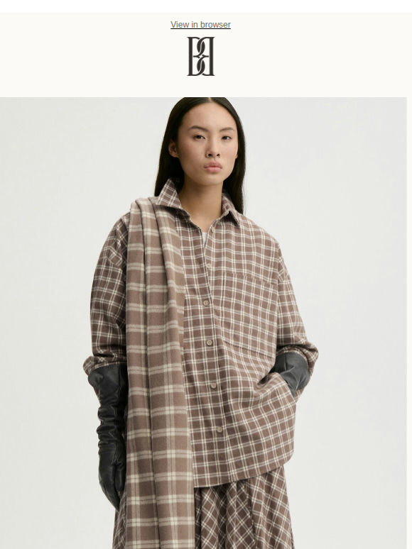 Back in stock: the Derris flannel