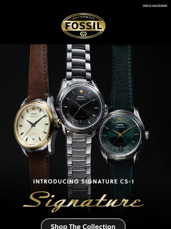 Meet the CS-1 Three-Hand Date Automatic