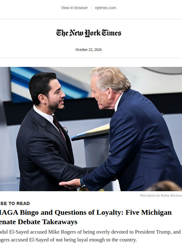 5 takeaways from the final debate between Abdul El-Sayed and Mike Rogers