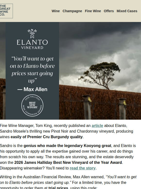 The Case of the Disappearing Winemaker
