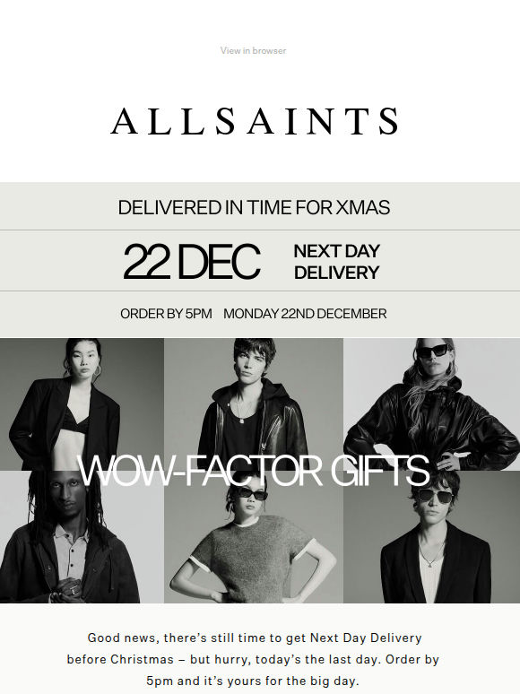 Last Call: Next Day Xmas Delivery