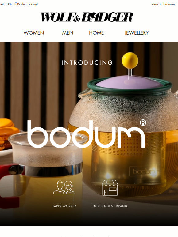 New In: Bodum