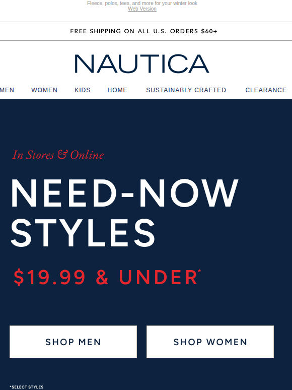 $19.99 & under styles just for you