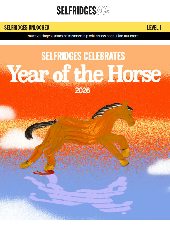 Selfridges Celebrates Year of the Horse